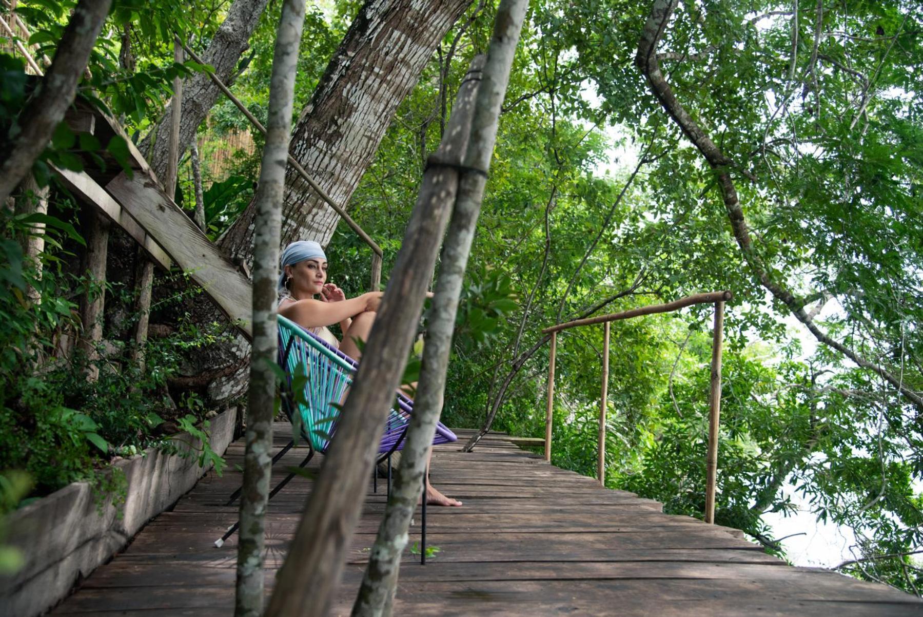 Azul Nomeolvides Bacalar - Guests Only Villa Buitenkant foto