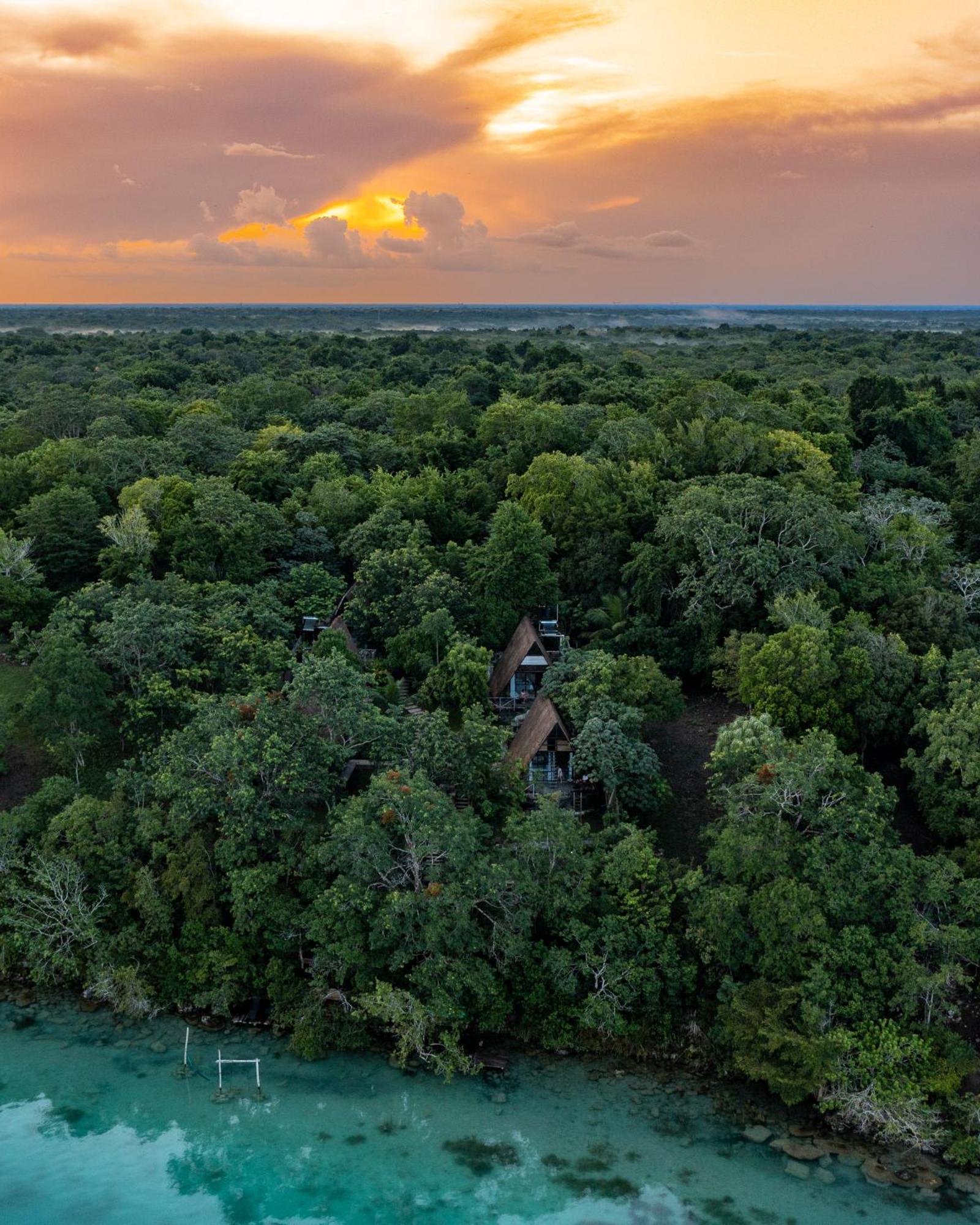 Azul Nomeolvides Bacalar - Guests Only Villa Buitenkant foto